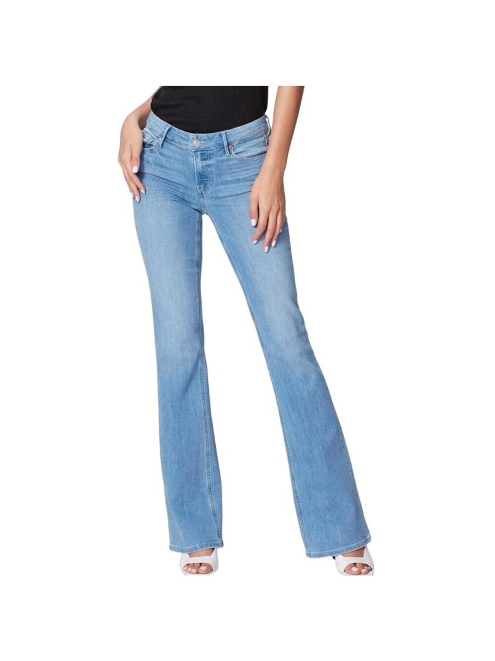 Paige Skyline Bootcut Jeans Light Wash Size 25
